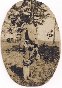 Uncle Bob's Father: Frederick "Henry" Lawton (1891-1966), U. S. Army (c. 1917).